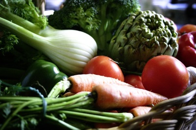 Rat diet fresh vegetables
